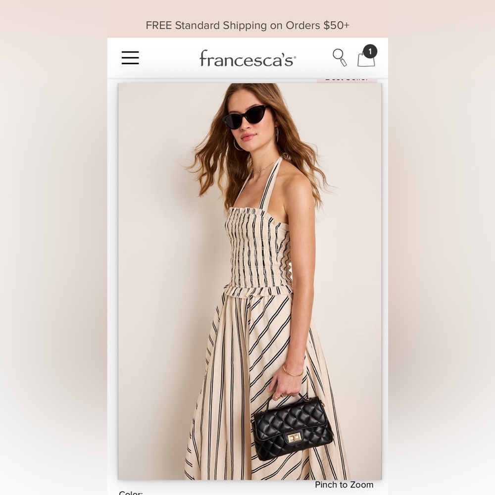 Francesca’s Taylor Swift Engagement Dress Look-Alike (NWT) Small/Medium/Large - Picture 3 of 15